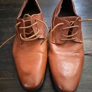 Men's Brown Leather Dress Shoes